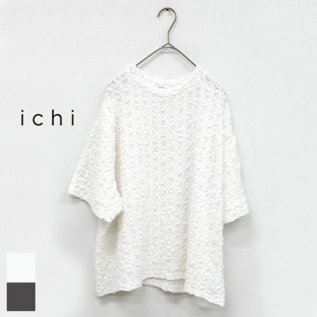 イチ ichi 241251 パターンニット PULLOVER レディース tシャツ (250328)
