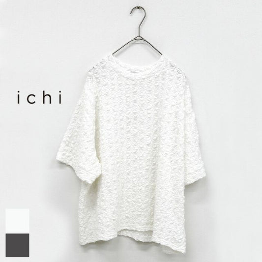 イチ ichi 241251 パターンニット PULLOVER レディース tシャツ (250328)