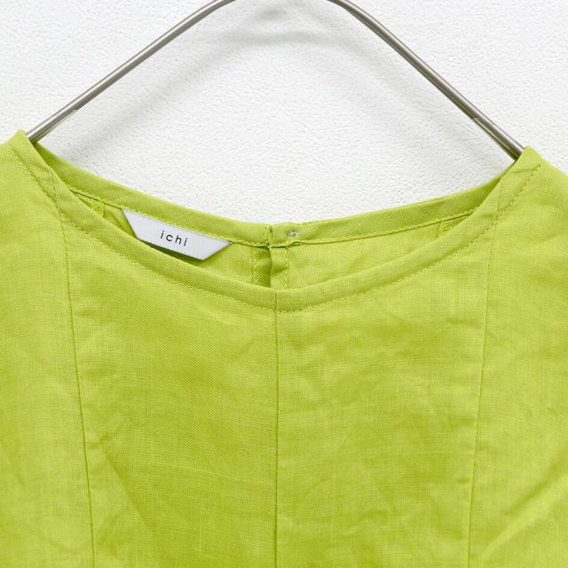 ICHI ポプリン SLEEVE LESS PULLOVER