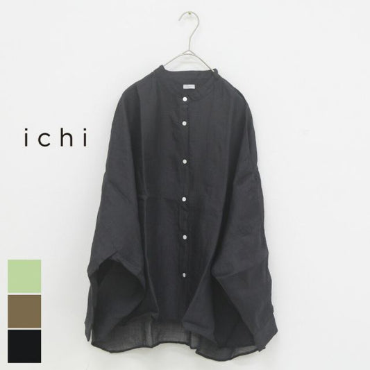 イチ シャツ レディース ICHI 241229 ポプリン SHIRTS レディース 麻 リネン リネンシャツ 麻 メール便 夏 ゆったり 涼しいシャツ ポプリンシャツ 羽織 大人カジュアル 涼しい ナチュラルカラー リネン(250509)
