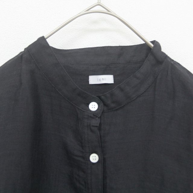 イチ シャツ レディース ICHI 241229 ポプリン SHIRTS レディース 麻 リネン リネンシャツ 麻 メール便 夏 ゆったり 涼しいシャツ ポプリンシャツ 羽織 大人カジュアル 涼しい ナチュラルカラー リネン(250509)