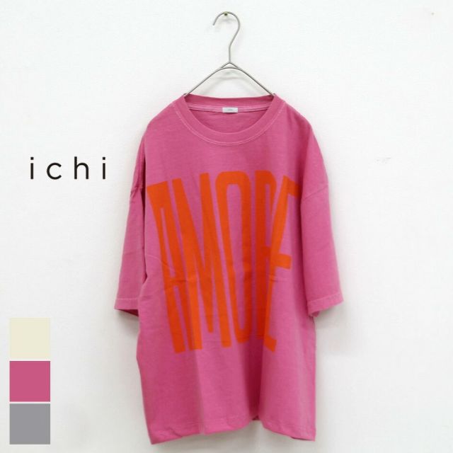 イチ tシャツ ICHI 241253 ピグメント T-SHIRT レディース 半袖 メール便 (250509)