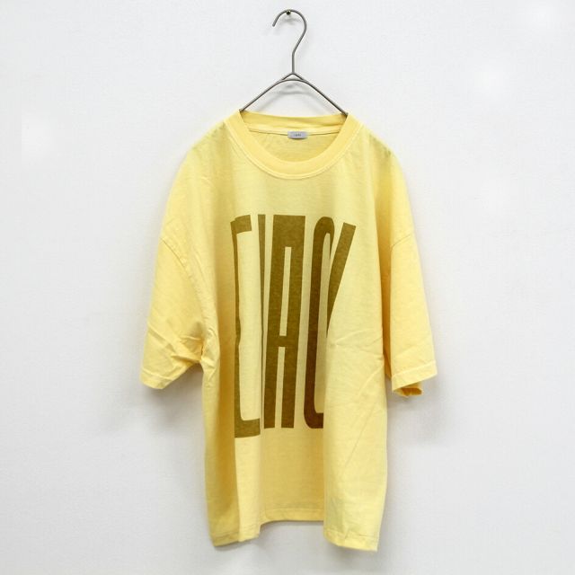 イチ 半袖 Tシャツ レディース ICHI 241254 ピグメント T-SHIRT ichi tシャツ ゆったり ヴィンテージ カジュアル 大人 おしゃれ 夏 ロゴプリント ciao 体型カバー かわいい(250509)