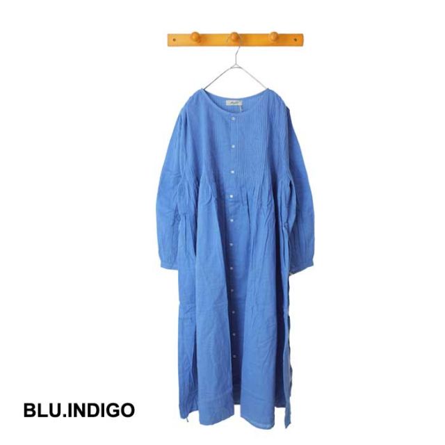 イチアンティークス レディース シャツ ワンピースichi Antiquites [ 700933 ] KHADI COTTON PLANT DYE DRESS チュニック [220307]
