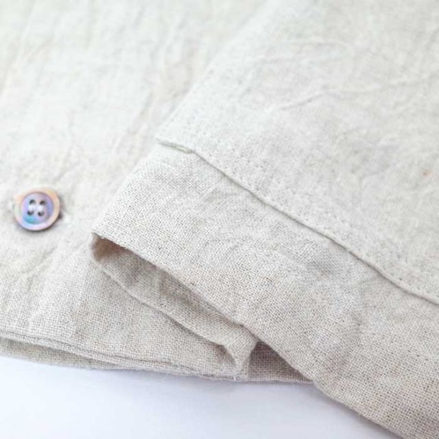 イチアンティークス レディース ベスト ichi Antiquites 901123 LINEN VINTAGE VEST リネンビンテージベスト ナチュラル フリーサイズ 春夏 ベージュ 麻 リネン (240328)