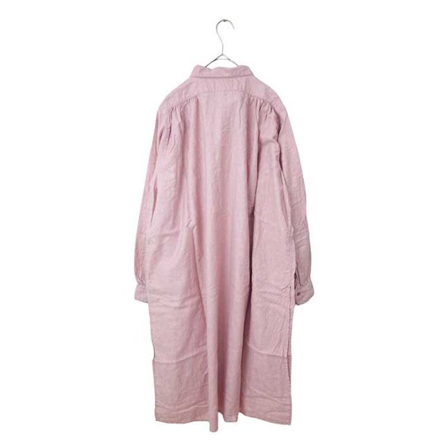 イチアンティークス レディース シャツ ICHI Antiquites 901126 東炊き コットン ロング丈 花柄 AZUMADAKI COTTON P/O (240421)