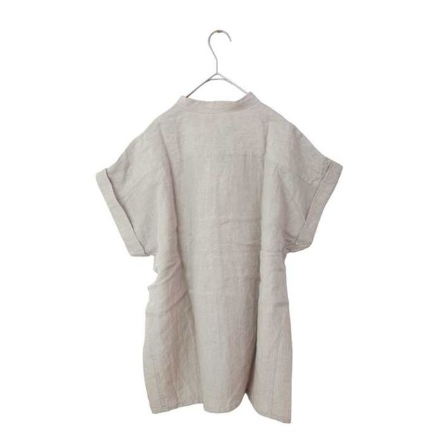 イチアンティークス シャツ レディース ichi antiquites 901102 LINEN NATURAL WASHER SH (240429)