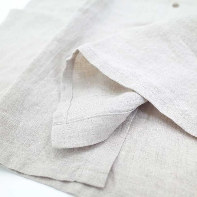 イチアンティークス シャツ レディース ichi antiquites 901102 LINEN NATURAL WASHER SH (240429)