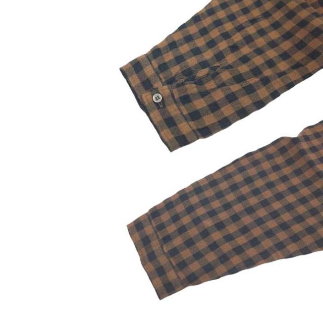イチアンティークス ichi antiquites 1000323 LINEN GINGHAM CHECK SH ギンガムチェックシャツ 春秋 (240910)