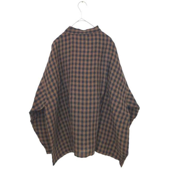 イチアンティークス ichi antiquites 1000323 LINEN GINGHAM CHECK SH ギンガムチェックシャツ 春秋 (240910)