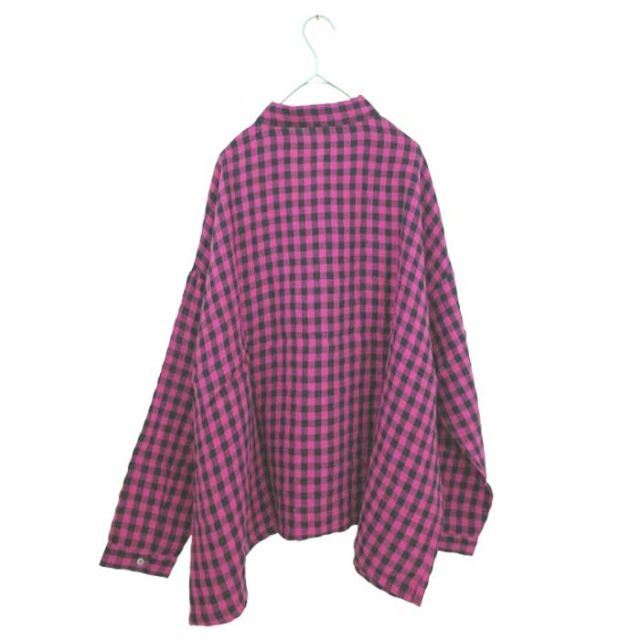 イチアンティークス ichi antiquites 1000323 LINEN GINGHAM CHECK SH ギンガムチェックシャツ 春秋 (240910)