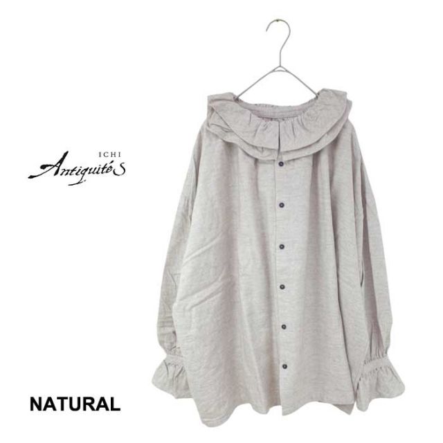 ICHIANTIQUITES C/YAK WOOL 2WAY BLOUSE