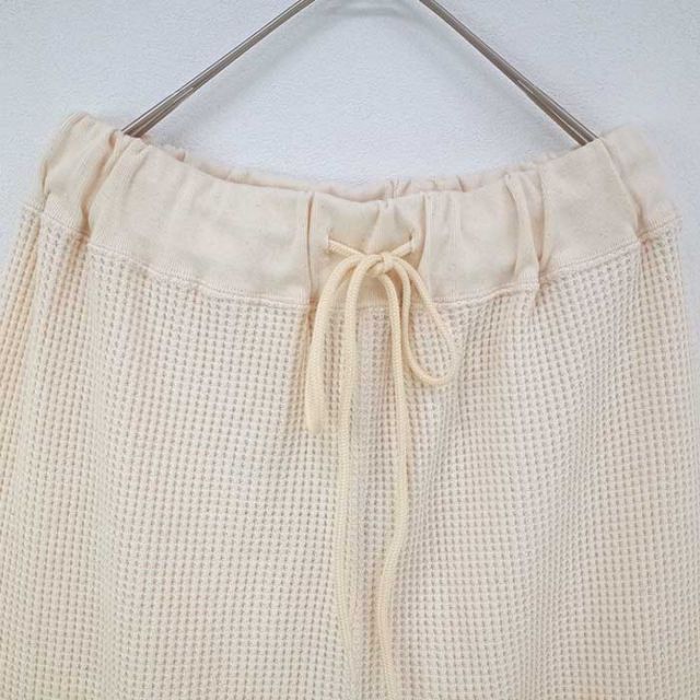 イチアンティークス パンツ ichi Antiquites レディース 1000651 WAFFLE PANTS ワッフルパンツ カーキ ナチュラル フリーサイズ ワンマイルウエア (241023)