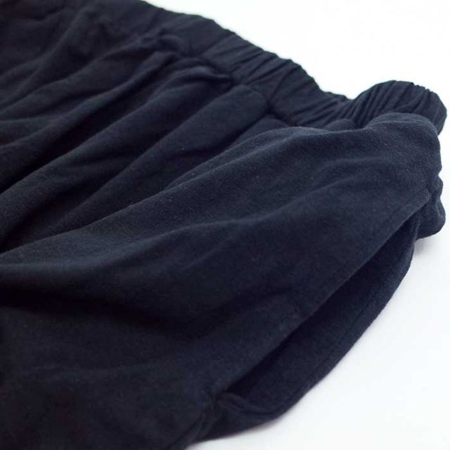 イチアンティークス パンツ ICHI ANTIQUITES 1000646 PANTS コットン サルエルパンツ イージーパンツ ウエストゴム ゆったり ルームウエア フリーサイズ (241107)