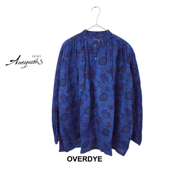 ICHIANTIQUITES LINEN FLOWER SHIRT
