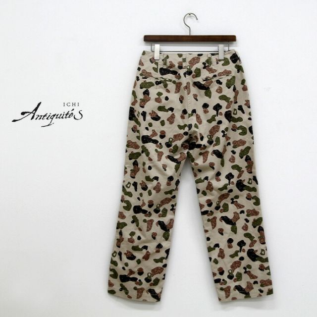 イチアンティークス パンツ ICHI ANTIQUITES 1000933 CAMO PANTS レディース カモ柄 (250130)