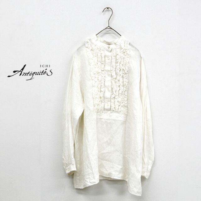 イチアンティークス ichi Antiquites 1000936 FRENCH LINEN SHIRT (2502)