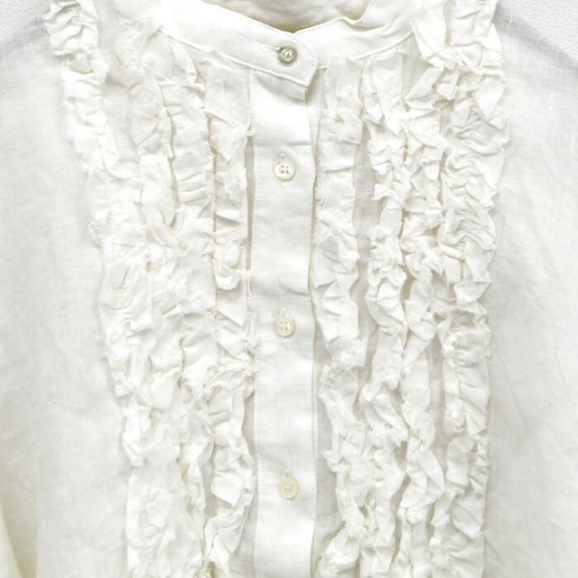 イチアンティークス ichi Antiquites 1000936 FRENCH LINEN SHIRT (2502)
