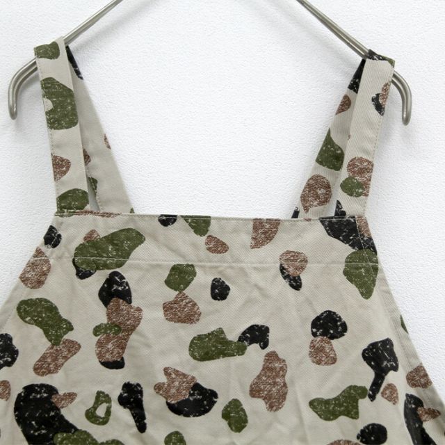 ICHIANTIQUITES CAMO APRON DRESS