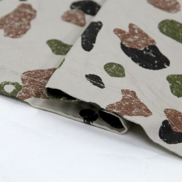 ICHIANTIQUITES CAMO APRON DRESS