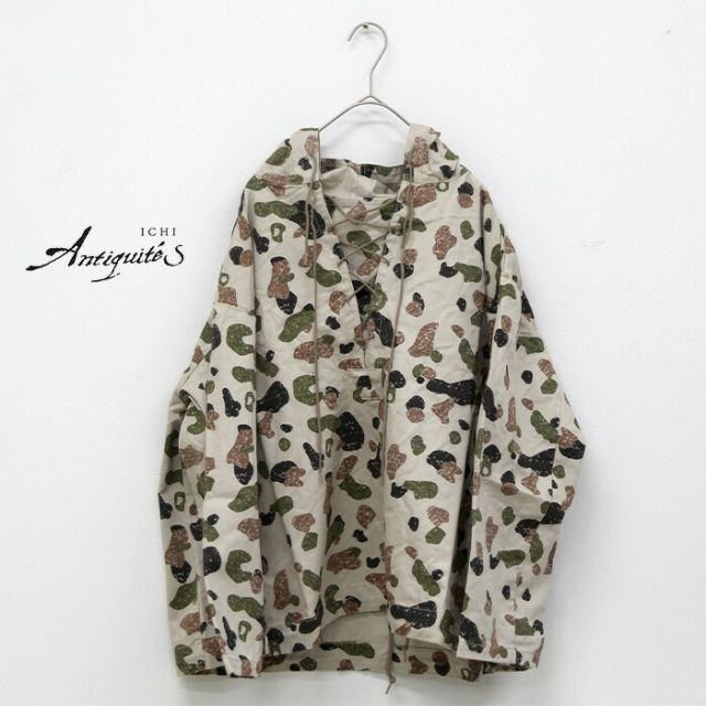 イチアンティークス ジャケット ichi Antiquites 1000930 CAMO PULLOVER レディース カモ柄 プルオーバー (2502)