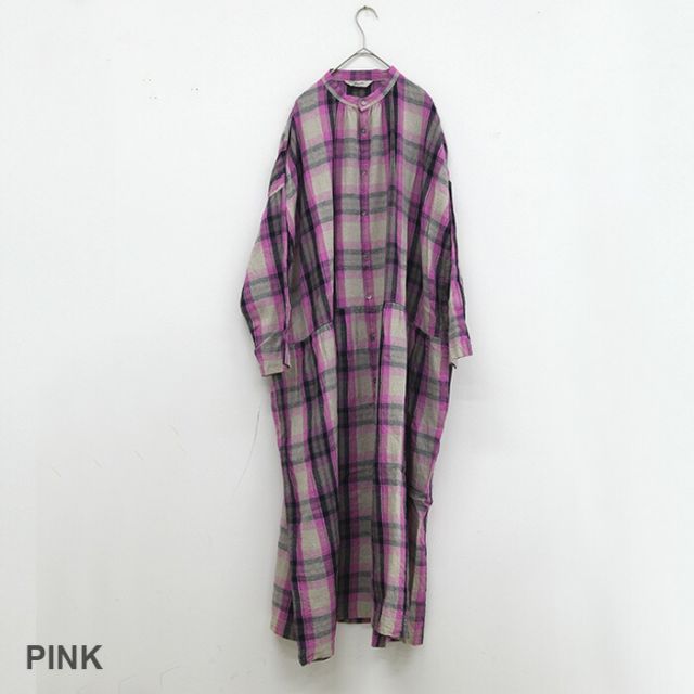 イチアンティークス ワンピース ICHI ANTIQUITES 1000916 L/C TARTAN DRESS レディース タータンドレス (2502)