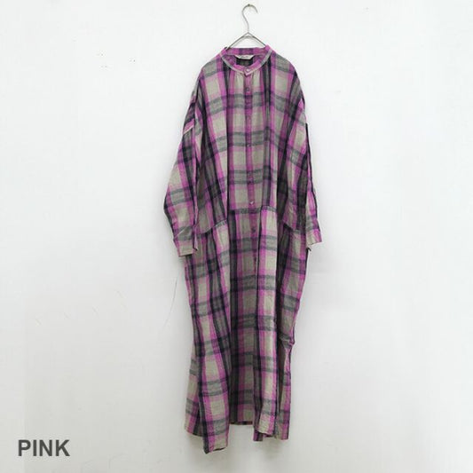 イチアンティークス ワンピース ICHI ANTIQUITES 1000916 L/C TARTAN DRESS レディース タータンドレス (2502)