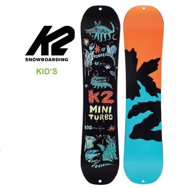 K2 キッズ スノーボード 板 MINI TURBO BOARD 19/20 スノボ 100cm 110cm 130cm [1030]