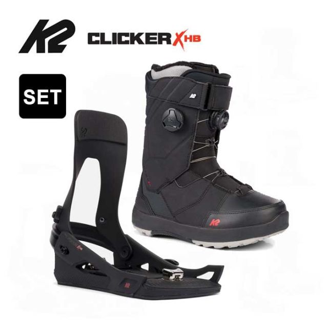 K2 メンズ メイシス ステップインセット 22-23 MAYSIS CLICKER  HB BLACK クリッカー / 22-23 CLICKER BLACK [231004]