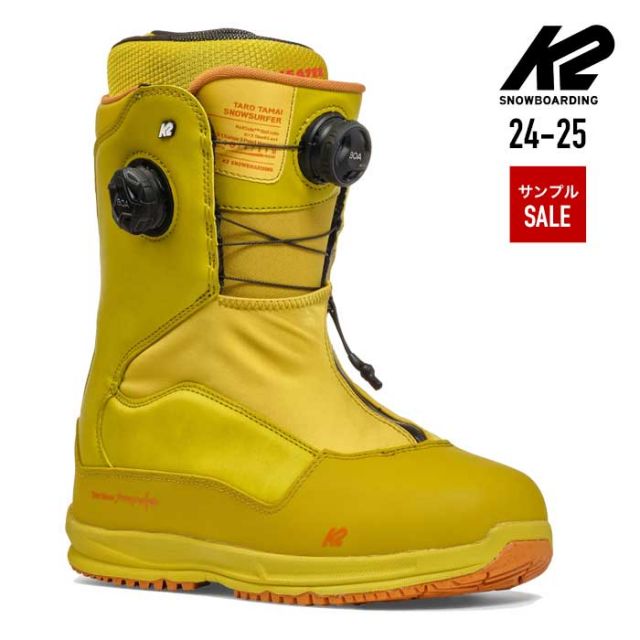 ケーツー スノーボードブーツ 玉井太郎  25cm K2 KB240404 TARO TAMAI SNOWSURFER YELLOW (241023)