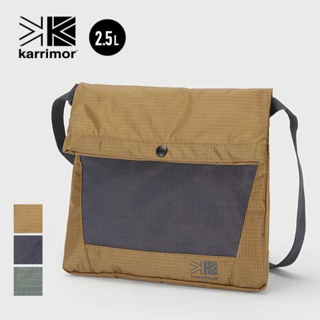 カリマー サコッシュ Karrimor 501065 TC sacoche M ポーチ メンズ レディース ユニセックス ナイロン スマホ ミニバッグ 斜め掛け 肩掛け 薄型 軽量 丈夫 多収納 ショルダーバック スマホポーチ ウエストバッグ ボディバッグ お出かけ メール便 (240228)