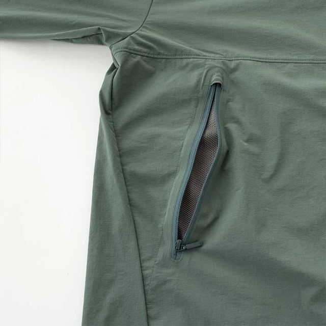 カリマー アウター Karrimor 101532 softshell zip-up ソフトシェル ジップアップ スタンドカラー メンズ ナイロン 2WAY 防風 ストレッチ 登山 旅行 キャンプ (240228)