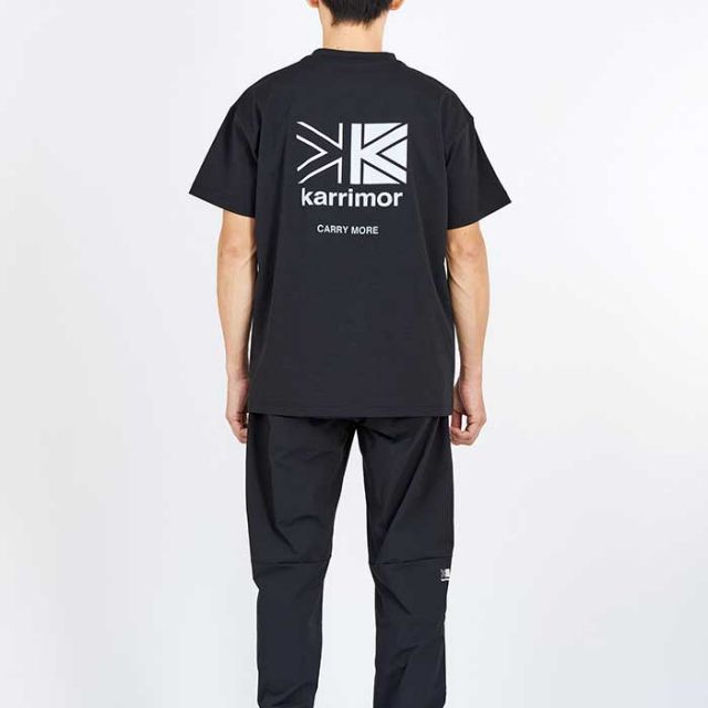 カリマー Karrimor Tシャツ メンズ 101535 コンフォート リラックス comfort relax S/S T ポリエステル ストレッチ 抗菌 防臭 ブラック ホワイト グリーン M / L / XL 春夏 メール便 (240404)