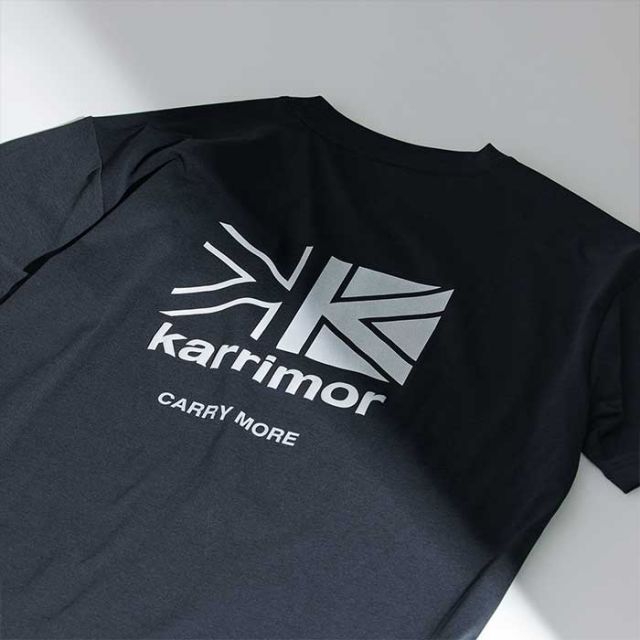 カリマー Karrimor Tシャツ メンズ 101535 コンフォート リラックス comfort relax S/S T ポリエステル ストレッチ 抗菌 防臭 ブラック ホワイト グリーン M / L / XL 春夏 メール便 (240404)