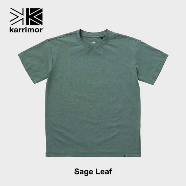 カリマー Karrimor Tシャツ メンズ 101535 コンフォート リラックス comfort relax S/S T ポリエステル ストレッチ 抗菌 防臭 ブラック ホワイト グリーン M / L / XL 春夏 メール便 (240404)