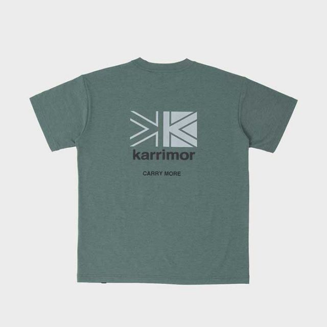 カリマー Karrimor Tシャツ メンズ 101535 コンフォート リラックス comfort relax S/S T ポリエステル ストレッチ 抗菌 防臭 ブラック ホワイト グリーン M / L / XL 春夏 メール便 (240404)