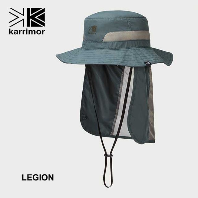 カリマー 帽子 Karrimor ハット メンズ レディース ユニセックス 200145 スダレハット sudare hat ベージュ カーキ ブルー 紫外線対策 UVカット 春夏 (240404)