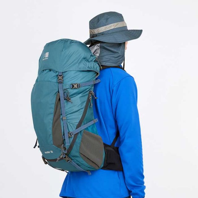 カリマー 帽子 Karrimor ハット メンズ レディース ユニセックス 200145 スダレハット sudare hat ベージュ カーキ ブルー 紫外線対策 UVカット 春夏 (240404)