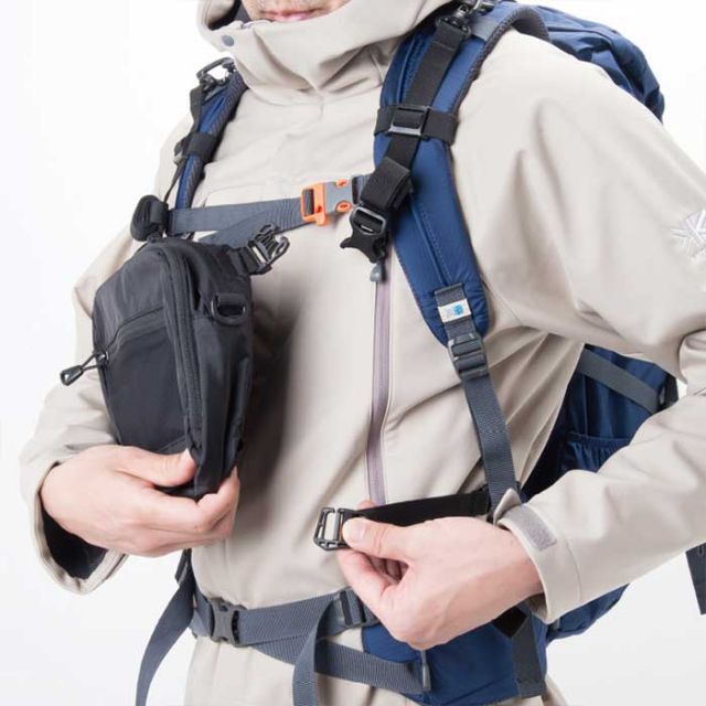 カリマー フロントバッグ KARRIMOR 501071 TC front bag 3L メンズ レディース ユニセックス ショルダーバッグ ヒップバッグ トレッキング ポーチ ブラック コヨーテ 登山 (240908)