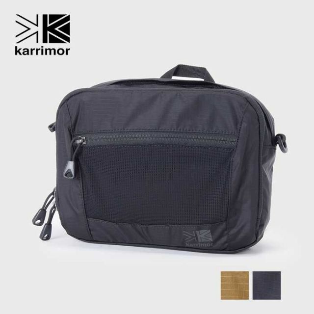 カリマー フロントバッグ KARRIMOR 501071 TC front bag 3L メンズ レディース ユニセックス ショルダーバッグ ヒップバッグ トレッキング ポーチ ブラック コヨーテ 登山 (240908)