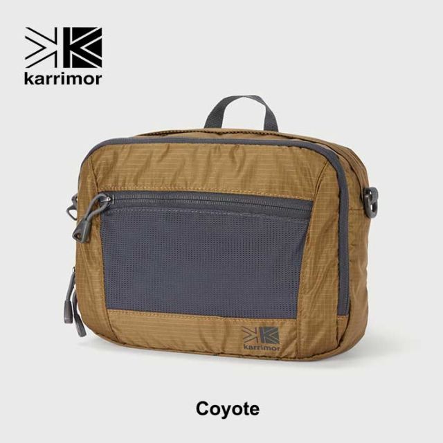 カリマー フロントバッグ KARRIMOR 501071 TC front bag 3L メンズ レディース ユニセックス ショルダーバッグ ヒップバッグ トレッキング ポーチ ブラック コヨーテ 登山 (240908)