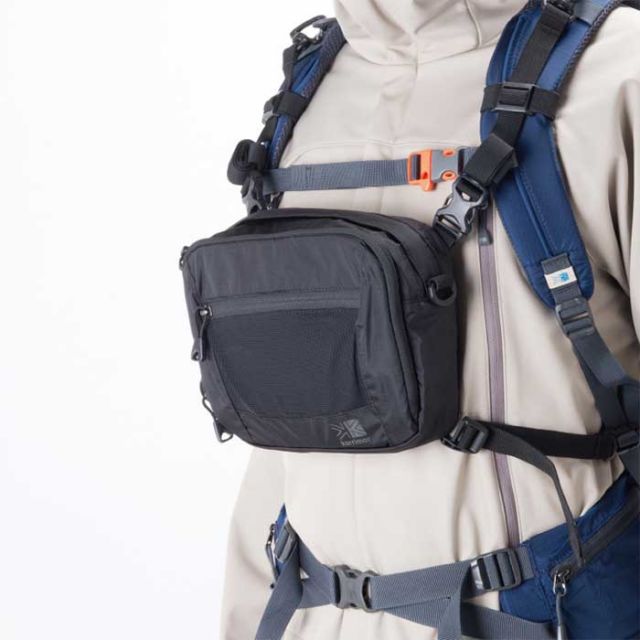カリマー フロントバッグ KARRIMOR 501071 TC front bag 3L メンズ レディース ユニセックス ショルダーバッグ ヒップバッグ トレッキング ポーチ ブラック コヨーテ 登山 (240908)