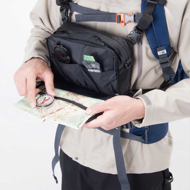 カリマー フロントバッグ KARRIMOR 501071 TC front bag 3L メンズ レディース ユニセックス ショルダーバッグ ヒップバッグ トレッキング ポーチ ブラック コヨーテ 登山 (240908)