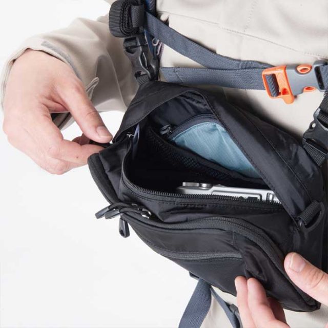 カリマー フロントバッグ KARRIMOR 501071 TC front bag 3L メンズ レディース ユニセックス ショルダーバッグ ヒップバッグ トレッキング ポーチ ブラック コヨーテ 登山 (240908)