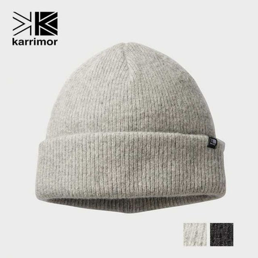 カリマー ビーニー ヘビーウールビーニー KARRIMOR 200130 heavy wool beanie 帽子 メンズ レディース ユニセックス 秋冬 トレッキング ハイキング トレイル ウィンタースポーツ ブラック グレー (240908)