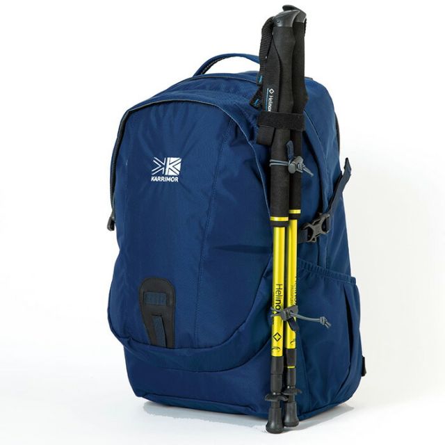 カリマー リュックサック KARRIMOR 501210 eclipse 27 リュックサック デイパック バックパック 27L A4収納 PCホルダー付き ハイドレーション対応 オーガナイザー搭載 ポールキャリア付き トレッキング ハイキング デイリー black ブラック (2502)
