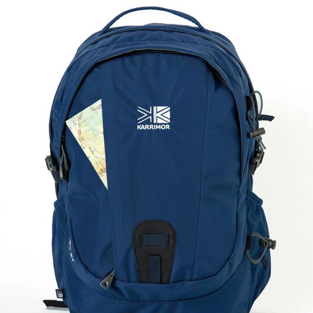 カリマー リュックサック KARRIMOR 501210 eclipse 27 リュックサック デイパック バックパック 27L A4収納 PCホルダー付き ハイドレーション対応 オーガナイザー搭載 ポールキャリア付き トレッキング ハイキング デイリー black ブラック (2502)