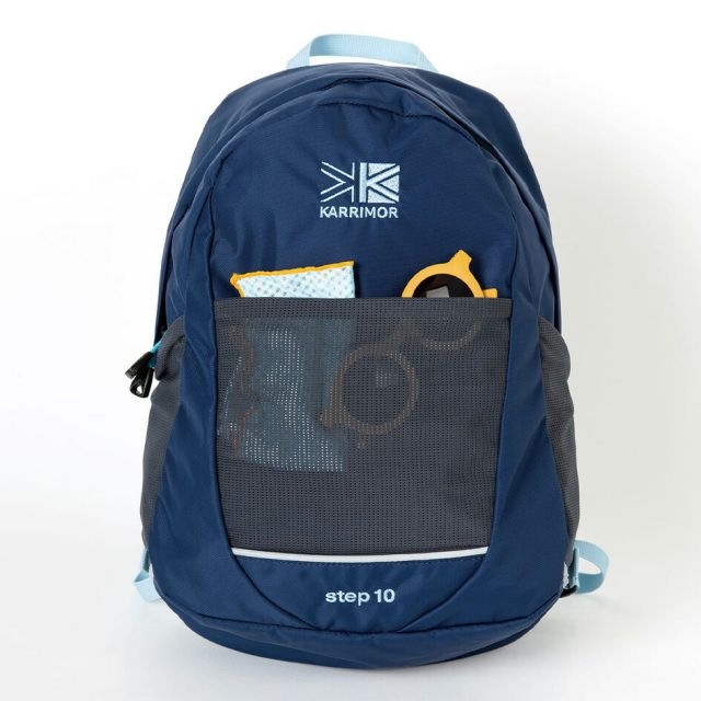 カリマー KARRIMOR 501214 STEP 10 ステップ10） キッズ向け トレッキングやアウトドアに活躍する安全性と機能性を備えた10Lリュックサック 反射素材とセーフティバックル付きチェストベルトで安心感抜群 (250828)