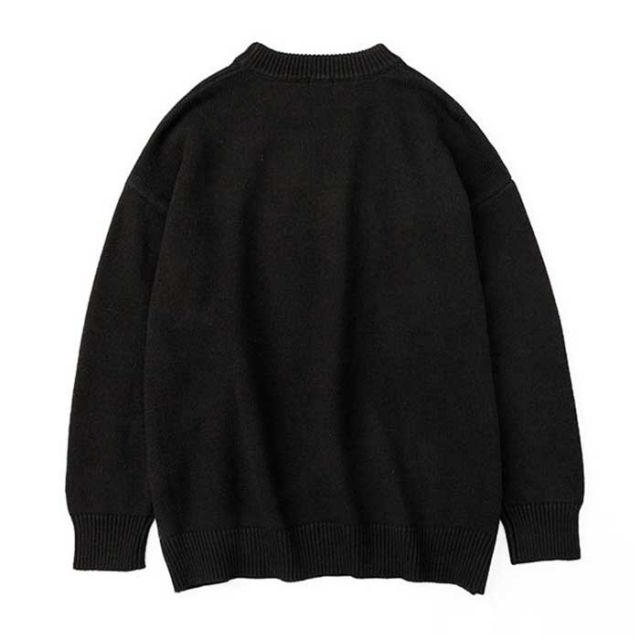 カブ ニット KAVU 19821916 アップルニット メンズ レディース ユニセックス ブラック グリーン S M L ジャパンフィット 秋冬 (240908)