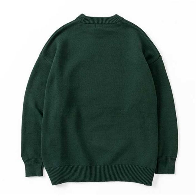 カブ ニット KAVU 19821916 アップルニット メンズ レディース ユニセックス ブラック グリーン S M L ジャパンフィット 秋冬 (240908)